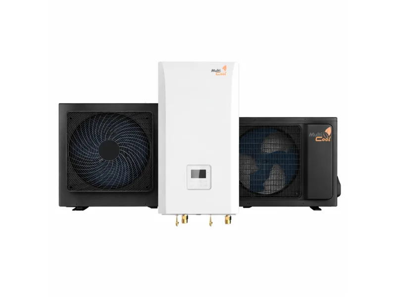 MULTICOOL Obsidian Black Split hőszivattyúk prémium klíma és hőszivattyú